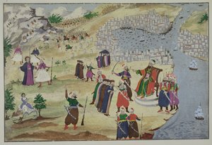 La caduta prevista di Costantinopoli, dalla Storia Illustrata della Guerra d
