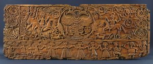 Fronte di un baule, da Mani, Peloponneso, XVII-XVIII secolo