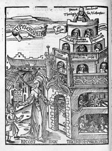 Arti liberali: Grammatica - in “Margarita Philosophica” di Gregor Reisch (1467-1525). Basilea da Gregor Reisch