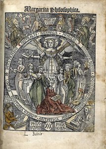 Margarita Philosophica. Frontespizio, 1504 da Gregor Reisch