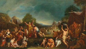 Gli Israeliti raccolgono la manna