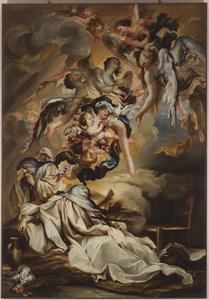Morte di Santa Scolastica, c.1700 da Gregorio De Ferrari