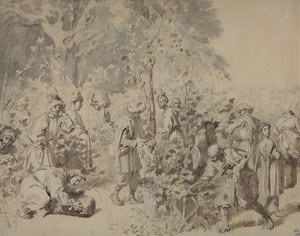 Vendemmia, tra il 1840 e il 1847 da Grigori Grigorevich Gagarin