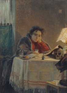 Una Studentessa da Grigori Grigoryevich Myasoedov