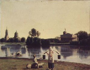 Vista del Lago Moldino nelle 
