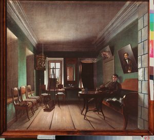 Interno della casa Bykov da Grigory Vasilievich Yurov