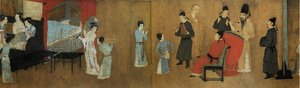 Feste notturne di Han Xizai (dettaglio) da Gu Hongzhong (after)