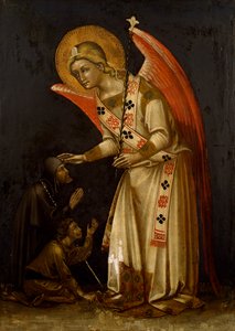 Angelo, circa 1354, di Guariento, affresco
