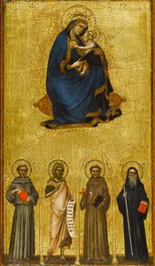 Madonna col Bambino e santi, circa 1360 (tempera e foglia d