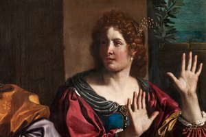Amnon e Tamar (dettaglio) da Guercino