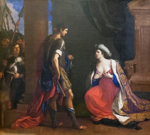 Cleopatra davanti a Ottaviano da Guercino (1591 1666)