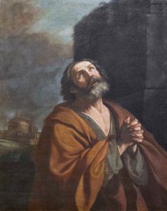 San Pietro piangente da Guercino (1591 1666)