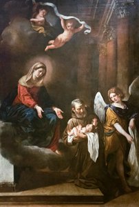 La Madonna con fra Felice da Cantalice, il Bambino Gesù e un angelo