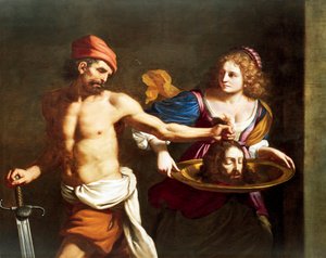 Salomè riceve la testa di Giovanni Battista, di Giovanni Francesco Barbieri, detto il Guercino da Guercino (1591 1666)