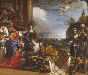 La morte di Didone da Guercino