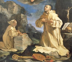 La visione di San Bruno da Guercino