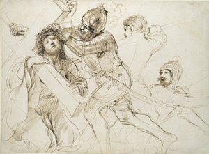 Cristo che porta la croce da Guercino