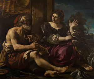 Erminia e il pastore da Guercino