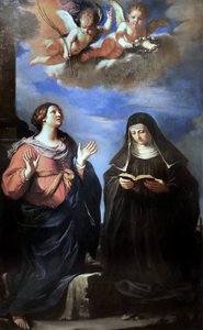 Guercino - Le sante Gertrude e Lucrezia. 1645 da Guercino