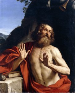 San Girolamo nel deserto da Guercino