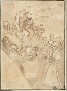 Madonna del Rosario, con Domenico e Altri Santi da Guglielmo Caccia