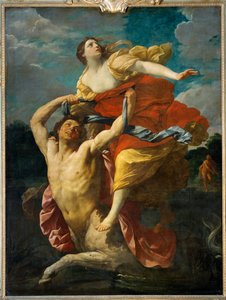 Dejanire enlevee par le centaur Nessus - Dejaneira violentata dal centauro Nessus ... da Guido (follower of) Reni