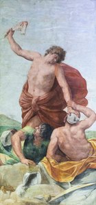 Affreschi del soffitto della stanza delle nozze Aldobrandini, scene dalle storie di Sansone da Guido Reni
