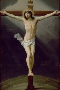 Cristo in croce (olio su tela)