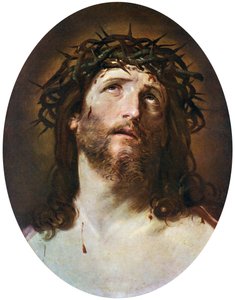 Testa di Cristo coronato di spine