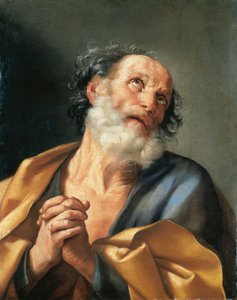 Ritratto di San Pietro che piange da Guido Reni