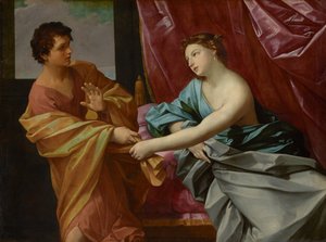 Giuseppe e la moglie di Potifar da Guido Reni