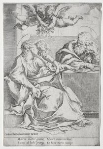 La Sacra Famiglia con due angeli da Guido Reni