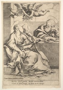 La Sacra Famiglia con due angeli da Guido Reni