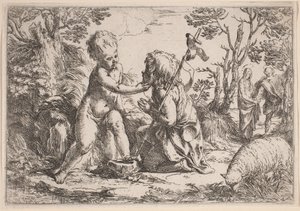 Il Bambino Gesù e San Giovanni da Guido Reni