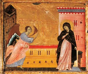 Annunciazione, dettaglio dall