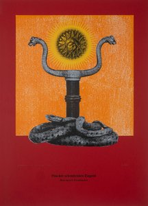 Sulla virtù del dono, Così parlò Zarathustra, 2024 (xilografia e serigrafia)