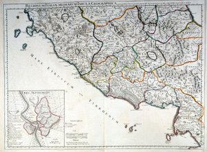 Mappa storica della regione italiana dove vivevano gli Etruschi dopo l