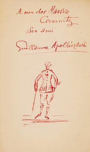 Iscrizione a Maurice Cremnitz da "Le Poète Assassiné", 1916