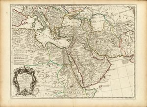 1701 Guillaume Delisle mappa dell
