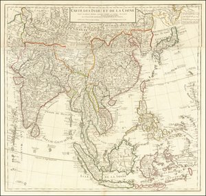 Mappa del 1705 - Carta dell