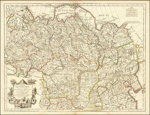 Mappa del 1706 - Mappa della Tartaria da Guillaume Delisle