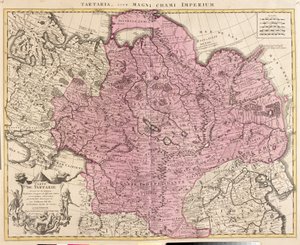 Mappa della Tartaria (Asia Centrale, Siberia, Turkestan, Mongolia e Manciuria) (incisione)