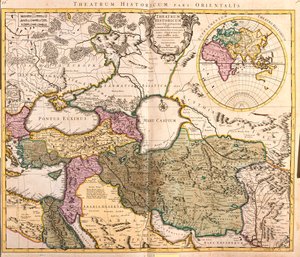Asia nord-occidentale da Guillaume Delisle