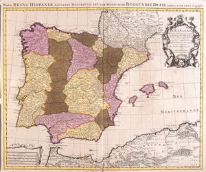 Spagna da Guillaume Delisle