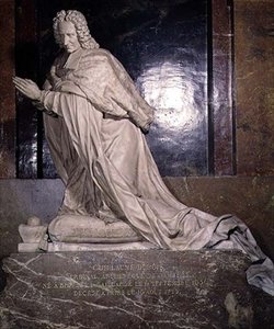 Tomba del Cardinale Guillaume Dubois (1656-1723) 1705 da Guillaume I Coustou