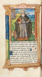 Libro delle Ore stampato (Uso di Roma): fol. 104v, Sant