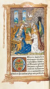 Libro delle Ore stampato Uso di Roma: fol. 60v, L