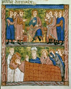 Consiglio dei Capi della Croce e Morte di Baudoin, Conte di Hainaut da Guillaume de Tyr