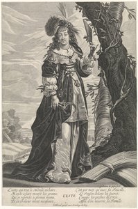 Estate nella forma di una donna da Guilliam de Gheyn