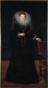 Ritratto di una nobile dama di Genova da Guilliam van Deynen